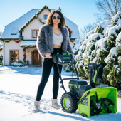 Аккумуляторный снегоуборщик самоходный GREENWORKS GD82ST56 (2602807)