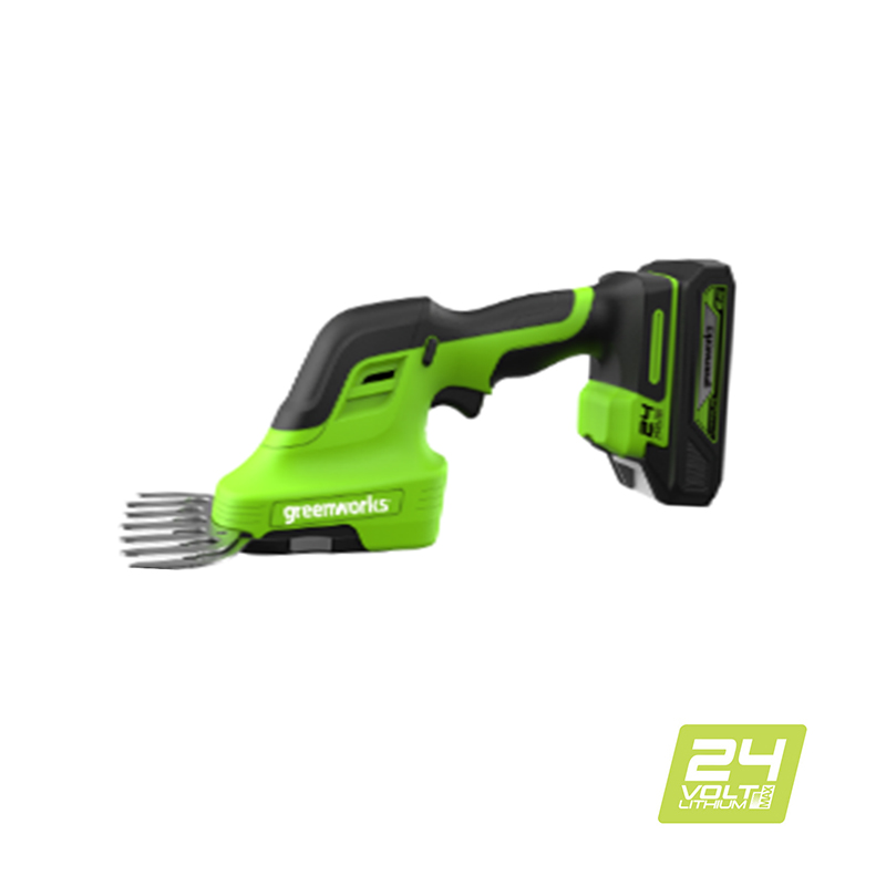 Садовые ножницы-кусторез аккумуляторные GREENWORKS G24SHT (1600607) без АКБ и ЗУ