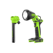 Аккумуляторный рабочий LED-фонарь 2-в-1 GREENWORKS 24V G24UL (3503707) без аккумулятора и зарядного устройства