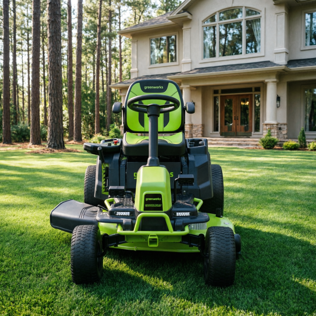 Райдер (газонокосилка с сиденьем) Greenworks CrossoverT CRT428 82V