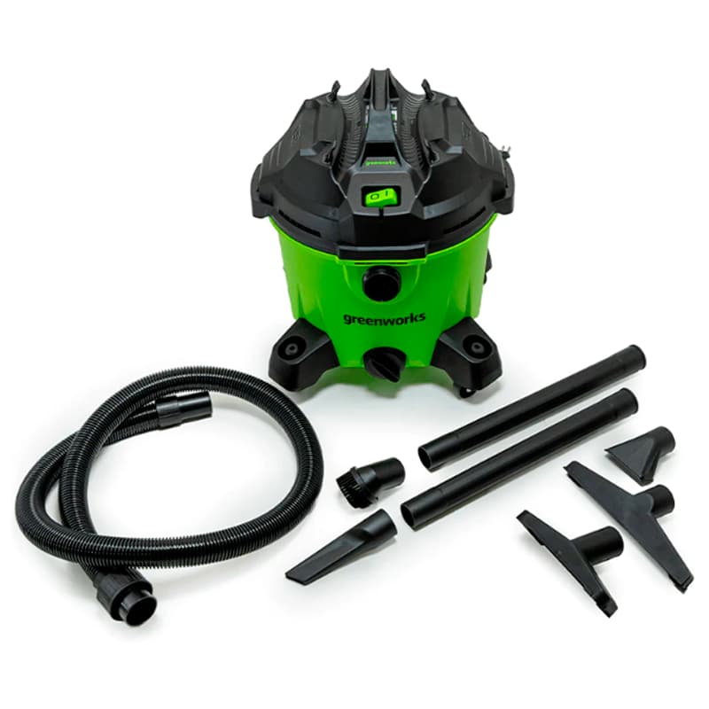 Электрический строительный пылесос GREENWORKS 220V G120WDV (4701207) 