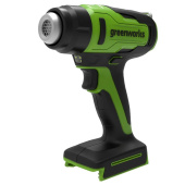 Аккумуляторный технический фен GREENWORKS 24V G24HG (3400207) без аккумулятора и зарядного устройства