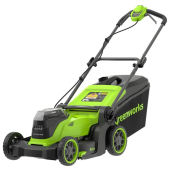 Аккумуляторная газонокосилка GREENWORKS 24V GD24X2LM411 (2520907) без аккумулятора и зарядного устройства