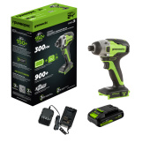 Аккумуляторный ударный бесщеточный винтоверт GREENWORKS 24V GD24ID3 (3802807) без аккумулятора и зарядного устройства