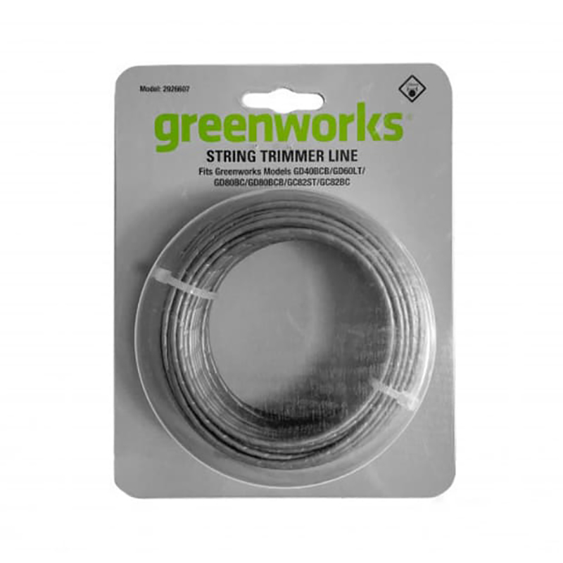 GREENWORKS Леска 2 мм для триммеров  (2926607)