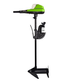 Аккумуляторный навесной мотор для лодки GREENWORKS G40TM55 (9000207) без АКБ и ЗУ