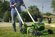 Аккумуляторная газонокосилка GREENWORKS GD60LM46 - обзор