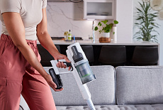 Идеальное дополнение линейки Greenworks 24V - беспроводной вертикальный пылесос 