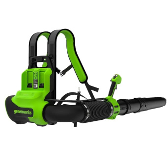 Аккумуляторный ранцевый воздуходув GREENWORKS GD40BPG2 (2408107UB) с АКБ 4 Ah и ЗУ