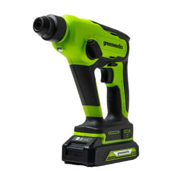 Аккумуляторный бесщеточный перфоратор GREENWORKS 24V GD24SDS1 (3803107UA) c 2 Ач аккумулятором и зарядным устройством