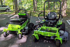 Предзаказ на райдеры-газонокосилки Greenworks