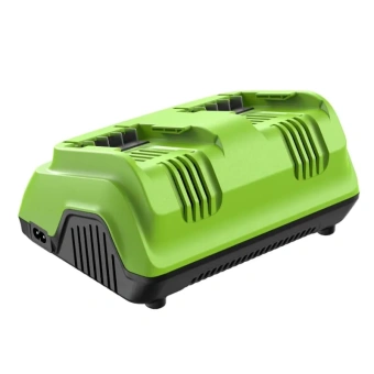 Ультрабыстрое двойное зарядное устройство GREENWORKS G24X2C8 (2958807)