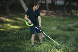 Что лучше триммер или газонокосилка Гринворкс