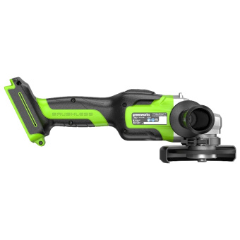 Аккумуляторная угловая шлифовальная машина (болгарка) GREENWORKS 24V GD24AG (3200207UA) с 2 Ач аккумулятором и зарядным устройством в сумке