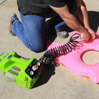 Аккумуляторный воздушный компрессор GREENWORKS G24AC (4100302) без АКБ и ЗУ