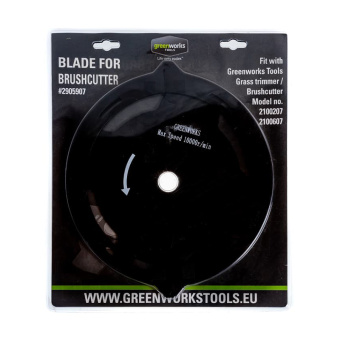 GREENWORKS Пильный диск (2905907) для триммеров Greenworks GD40BC 40V, GST1246 230V, GD82BC 82V, GD82BCB 82V