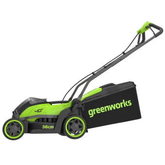 Аккумуляторная газонокосилка GREENWORKS GD40LM361 (2520807UB) с АКБ 4 Ah и ЗУ