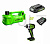 Greenworks: аккумуляторный домкрат G24JACK (3401407) + гайковерт GD24IW400 (3802907) 24V c аккумулятором и зарядным устройством