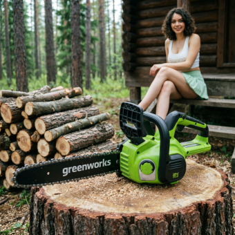 Аккумуляторная электропила GREENWORKS Gen II (2007807) 