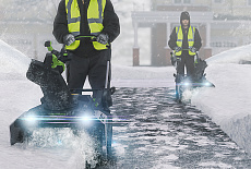 Обзор снегоуборщиков Greenworks