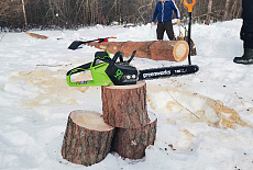 Обзор новой модели цепной пилы 40V