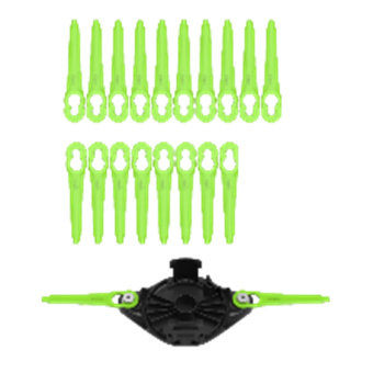 GREENWORKS Нож пластиковый 20 шт с диском для двухсторонней установки для триммера (2963607)