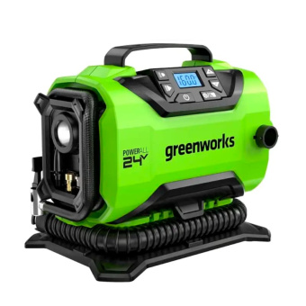 Аккумуляторный компрессор GREENWORKS ACG301 24V/12V (3400807) без АКБ и ЗУ