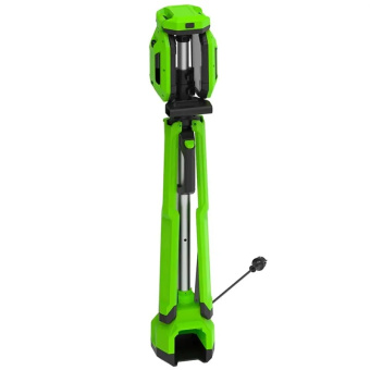 Аккумуляторная LED-мачта с гибридным питанием GREENWORKS 24V / 220V GPT-STL (3503207) без аккумулятора и зарядного устройства