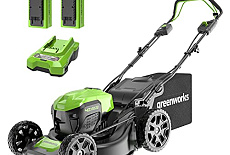 Самоходная газонокосилка аккумуляторная Greenworks GD40LM46S - обзор