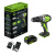 Аккумуляторная дрель-шуруповерт GREENWORKS 24V GD24DD60 (3704107CUB) бесщеточная с 4 Ач аккумулятором и зарядным устройством