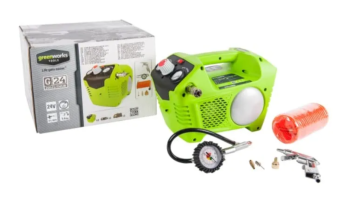 Аккумуляторный воздушный компрессор GREENWORKS G24AC (4100302) без АКБ и ЗУ