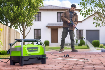 Мойка высокого давления GREENWORKS электрическая PW3130 (PW3130A1)