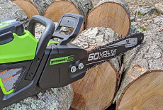 Аккумуляторная пила Greenworks GD60CS40 - обзор