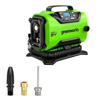 Аккумуляторный компрессор GREENWORKS ACG301 24V/12V (3400807) без АКБ и ЗУ