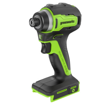 Аккумуляторный ударный бесщеточный винтоверт GREENWORKS 24V ID3170 (3804907) без аккумулятора и зарядного устройства