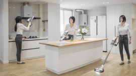 Идеальное дополнение линейки Greenworks 24V - беспроводной вертикальный пылесос 