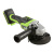 Аккумуляторная угловая шлифовальная машина (болгарка) GREENWORKS 24V GD24AG (3200207UA) с 2 Ач аккумулятором и зарядным устройством в сумке