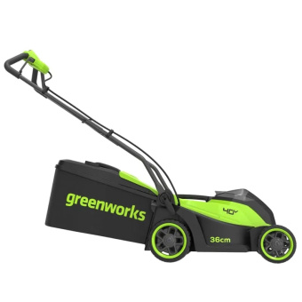 Аккумуляторная газонокосилка GREENWORKS GD40LM361 (2520807UB) с АКБ 4 Ah и ЗУ