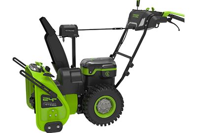 Обзор снегоуборщиков Greenworks