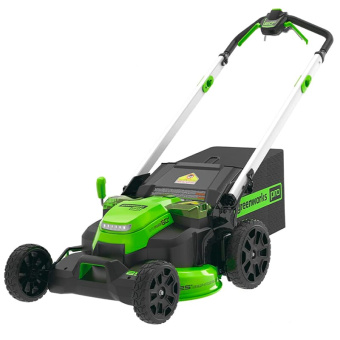 Аккумуляторная газонокосилка GREENWORKS 60V GD60LM61 (2519107) без аккумулятора и зарядного устройства
