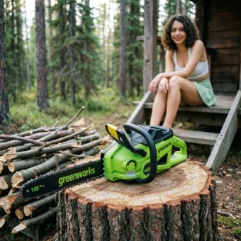 Аккумуляторная электропила GREENWORKS GD40CS20X (2008807)