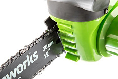 Аккумуляторная цепная пила Greenworks G40CS30 - обзор