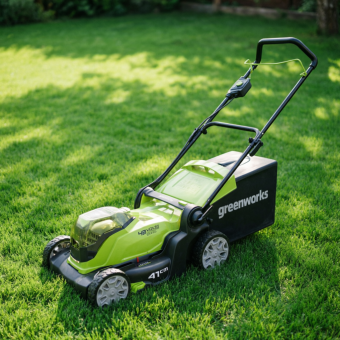 Аккумуляторная газонокосилка GREENWORKS 24V G24X2LM41 (2512607)