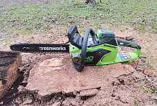 Обзор новой модели цепной пилы 40V