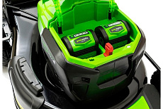 Самоходная газонокосилка аккумуляторная Greenworks GD40LM46S - обзор