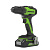 Аккумуляторная дрель-шуруповерт GREENWORKS 24V GD24DD35 (3704007) бесщеточная без аккумулятора и зарядного устройства