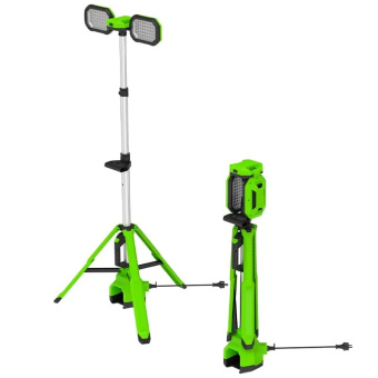 Аккумуляторная LED-мачта с гибридным питанием GREENWORKS 24V / 220V GPT-STL (3503207) без аккумулятора и зарядного устройства