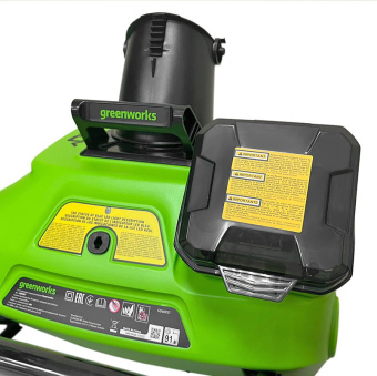 Аккумуляторный снегоуборщик GREENWORKS 60V GD60PST 51 см (2602907U52) с 7 (5+2)  Ач аккумулятором и зарядным устройством