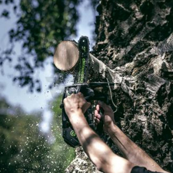 Аккумуляторная электропила GREENWORKS GD40TCSK5 (2003807UF) с АКБ 5 Ah и ЗУ