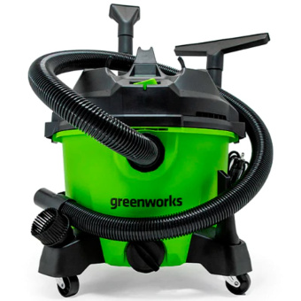 Электрический строительный пылесос GREENWORKS 220V G120WDV (4701207) 